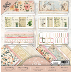 Set Papiers Scrapbooking - Printemps Charmant - Love in the Moon