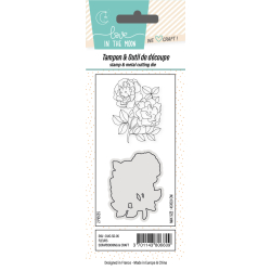 Duo Tampon & Matrice - Bouquet de roses - Love in the Moon