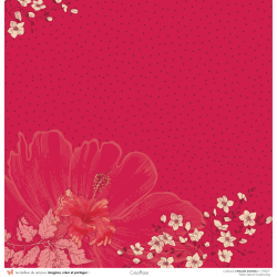 copy of  copy of Set WoodyWoodFlowers - 6 papiers 30,5x31,5 cm + 6 papiers 12x30,5cm