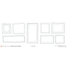 Set papiers Mes jolis moments - 6 papiers 30,5x31,5 cm + 6 papiers 12x30,5cm