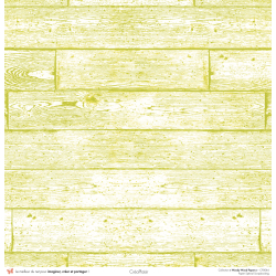 Set papiers Woody Wood Papers - 6 papiers 30,5x31,5 cm + 6 papiers 12x30,5cm