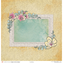 copy of  copy of Set WoodyWoodFlowers - 6 papiers 30,5x31,5 cm + 6 papiers 12x30,5cm