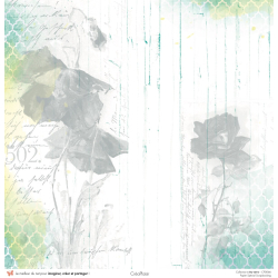 copy of  copy of Set WoodyWoodFlowers - 6 papiers 30,5x31,5 cm + 6 papiers 12x30,5cm