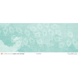 Set papiers Au vert - 12 papiers : 6 papiers 30,5x31,5 cm + 6 papiers 12x30,5cm