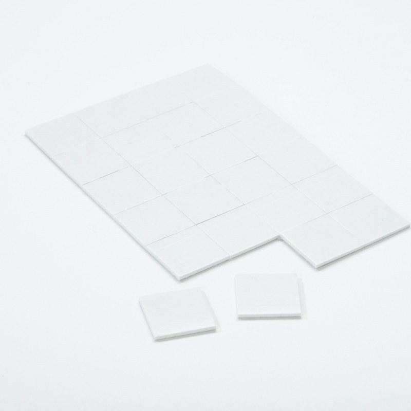 24 cuadrados de espuma de doble cara: 25 mm cada copia