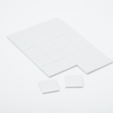 24 cuadrados de espuma de doble cara: 25 mm cada copia