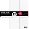Set de 12 papiers Sultane Authentik - Blanc