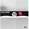 Bloc de 10 papiers métal MIROIR Sultane® - Carton - 31,5x30,5cm