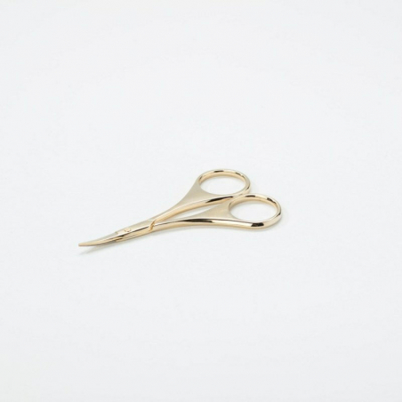 Tijeras artesanales curvas ultra detalladas - Doradas