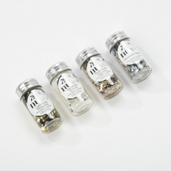 Confeti hexagonal dorado, redondo blanco glaciar, cuadrado oro rosa, estrellas espejo