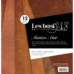 Juego de 12 papeles metálicos - Sultane - BASILIKE LEATHER