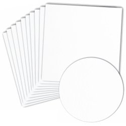Lot de 100 papiers blanc - 250g idéal pour animatrices