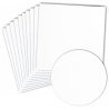 Lot de 100 papiers blanc - 250g idéal pour animatrices